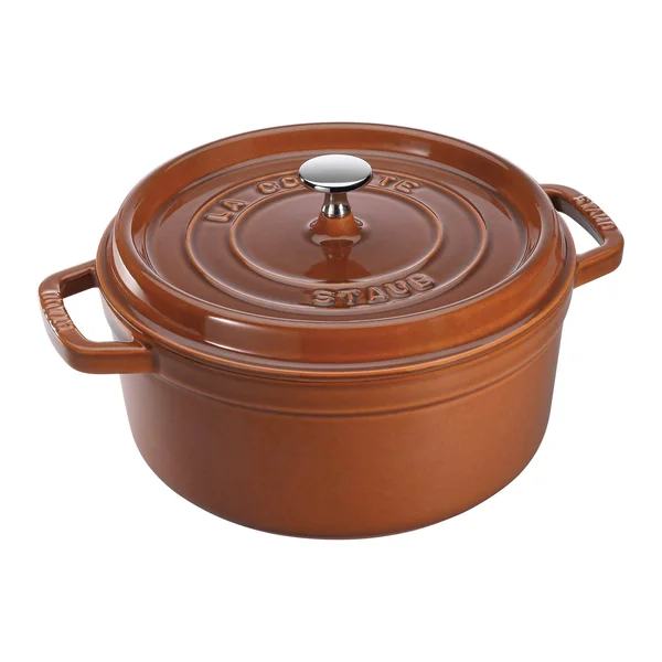 Staub Cast Iron 7 Quart Round Cocotte Grenadine