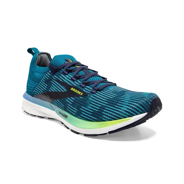 Brooks Men's Ricochet 2 Running Shoes - Black/Grey/Blue