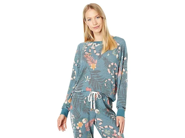 Honeydew Star Seeker Brushed Jersey Lounge Set, Laurel Leaves (94113) XL