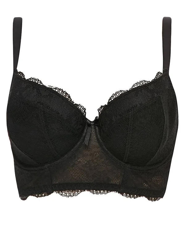 Freya Fancies Longline Bra - Black - 34G