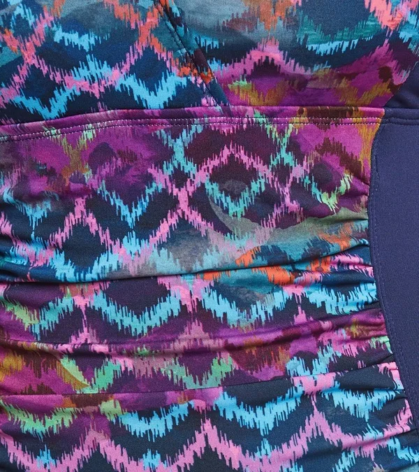 Dolfin Aquashape Morocco V-Neck Front Panel Suit Female Morocco 24