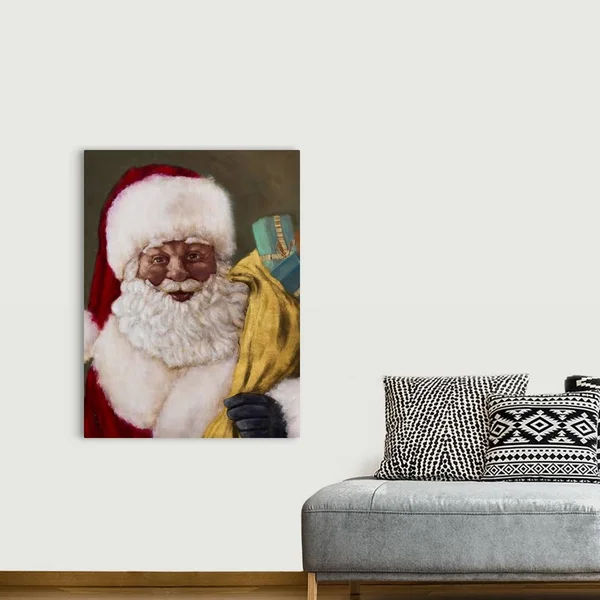 Saint Nick Arrives, Canvas Wall Art, 36x48, Great Big Canvas
