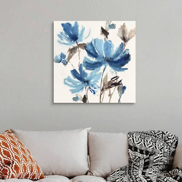 Blissful Blue, Canvas Wall Art, 30x30, Great Big Canvas