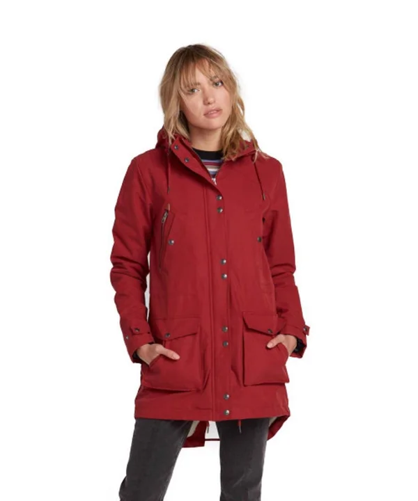 Volcom Walk on by 5K Parka Women's- Auburn