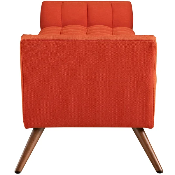 Modway Atomic Red Response Fabric Bench