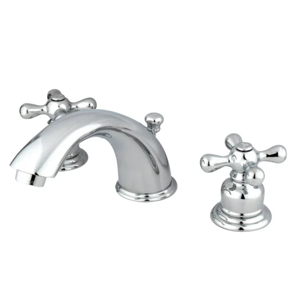 Kingston Brass KB971X Victorian Widespread Lavatory Faucet with Retail Pop-Up - Polished Chrome