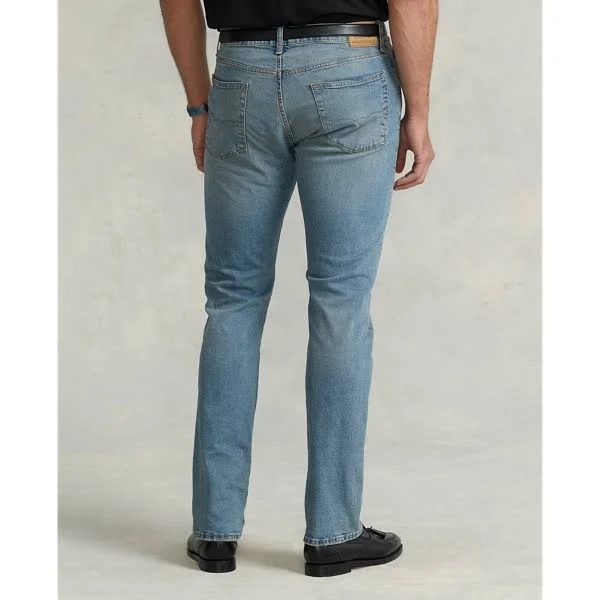 Polo Ralph Lauren Men's Big & Tall Hampton Relaxed Straight Jeans - Light