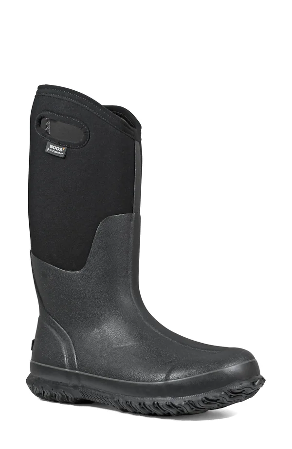 Bogs Women's Classic High Wide Calf Boot - 9 - Black