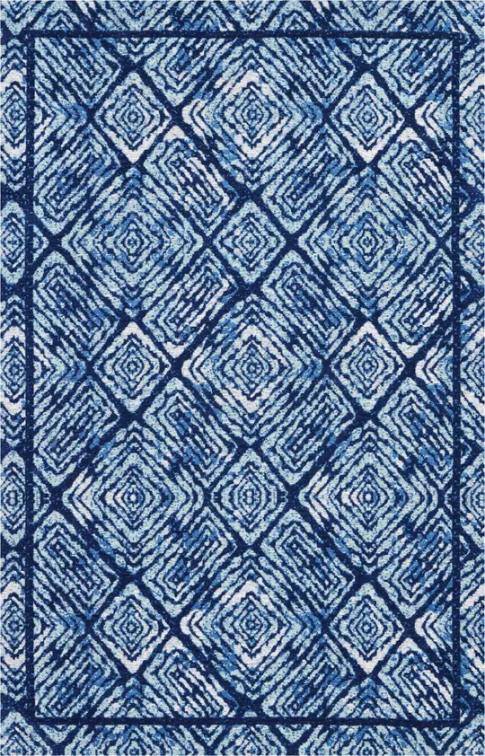 Studio NYC Organic Modern OM002 Area Rug 3&9x22 x 5&9x22, Ocean