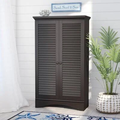 Deniece Armoire Alcott Hill Color: Antique Brown