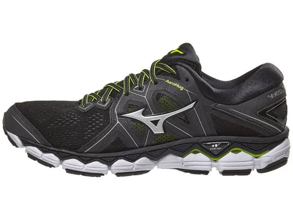 Mizuno Wave Sky 2 Men's Running Shoes - Black/Yellow, Size: 7.5