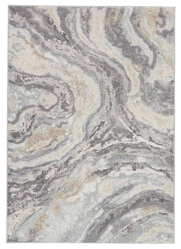 Vibe by Jaipur Living Ferris Gatlin FRR05 Gray Area Rug 5&x7&6x22