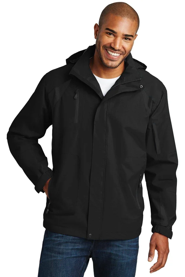Port Authority J304 All-Season II Jacket - Black/Black - Xs
