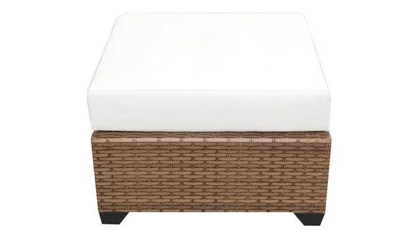 TK Classics Laguna Ottoman - Wheat