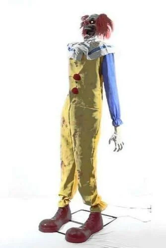 Morris Costumes Twitching Clown Animated Prop, Multicolor