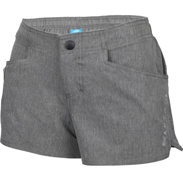 AFTCO Women's Microbyte Fishing Shorts - Storm Heather - 12