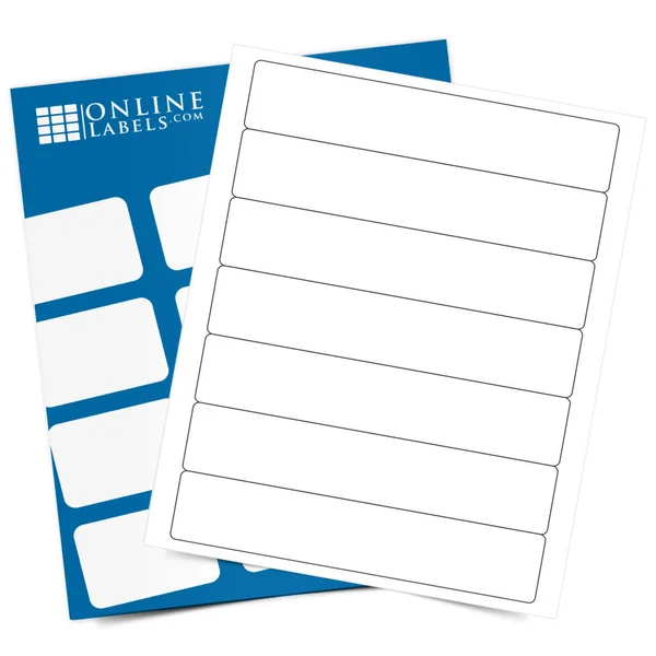 7.5x22 x 1.5x22 Water Bottle Labels, 100 Sheets, Weatherproof Gloss Inkjet