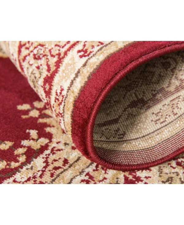 Unique Loom Louis Versailles Area Rug (6& x 6& Round - Red)