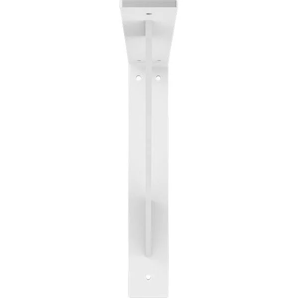 Ekena Millwork BKTM02X12X12TRPWH 2x22W x 12x22D x 12x22H Traditional Steel BRACKET, White Primer