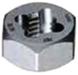 Gyros 92-93208 Carbon Steel Hex Rethreading Die, 3-1/2 - 8 TPI