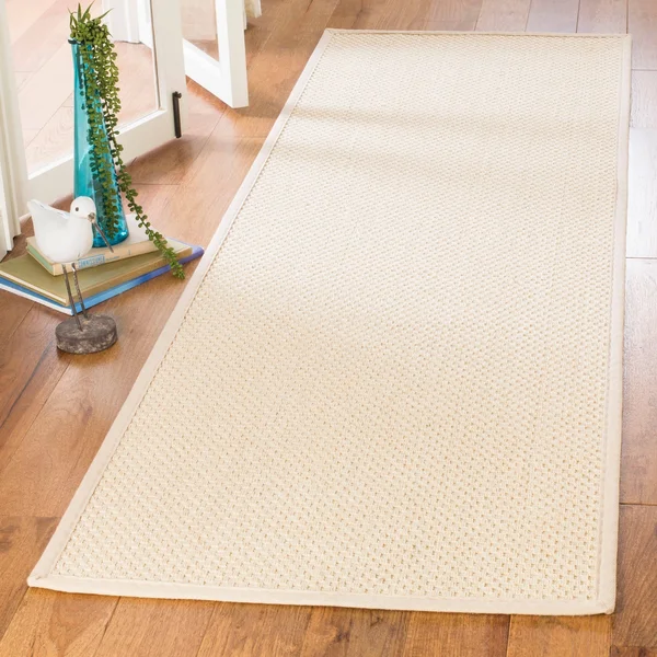 Safavieh Natural Fiber NF150A 2&6x22 x 8&0x22 Runner Ivory, Light Beige Area Rug
