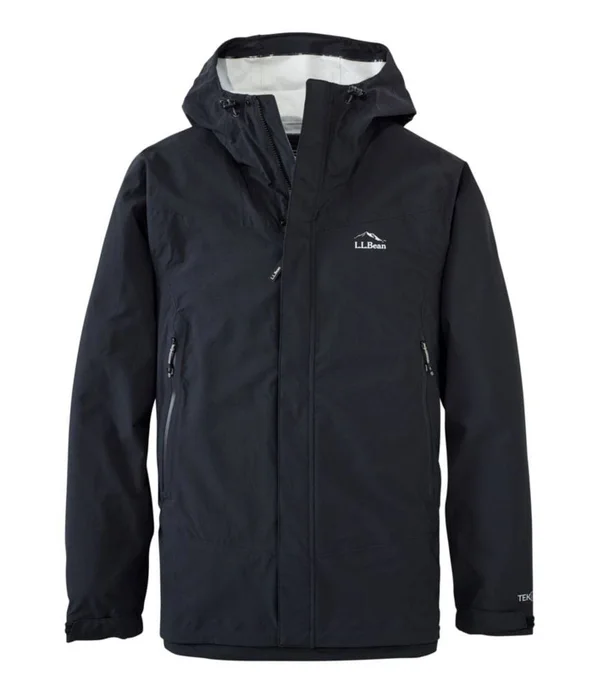 Men's Cresta Stretch Rain Jacket Black Medium, L.L.Bean