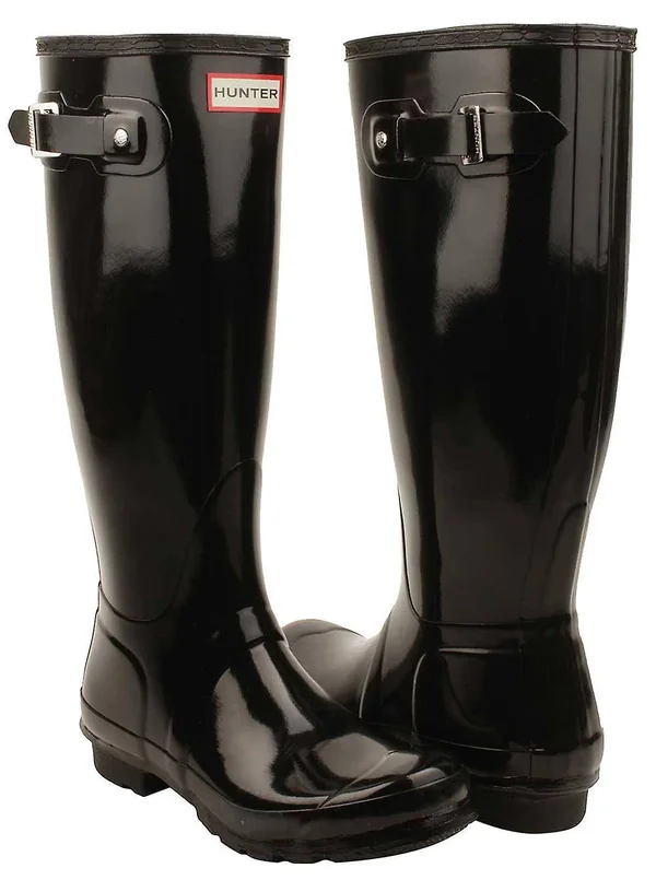 Hunter Original Tall Gloss Black Boots