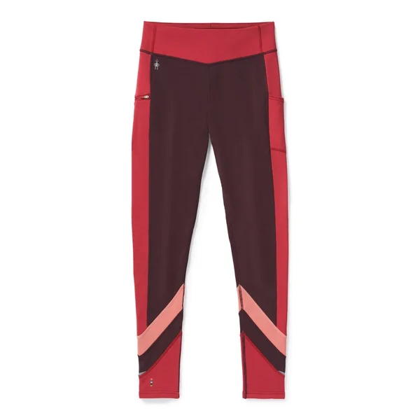 Smartwool Merino Sport Fleece Colorblock Tight - Women's Woodsmoke - S