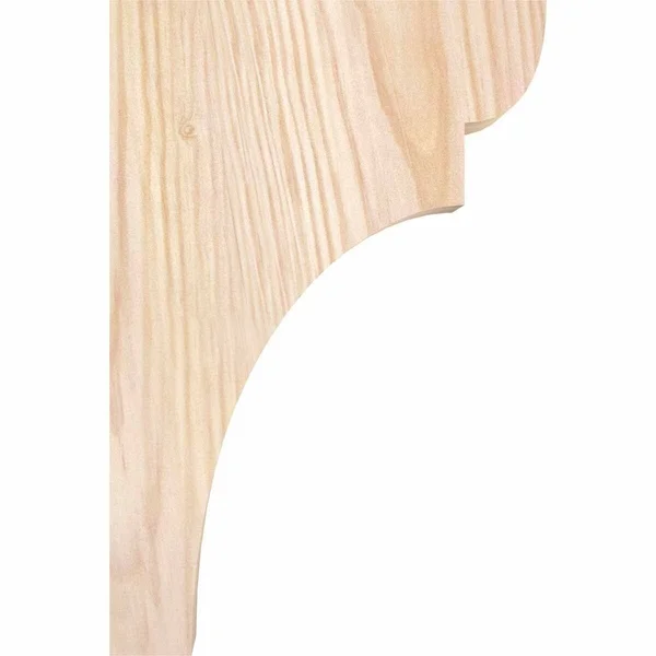 Ekena Millwork COR06X06X06YOR00SDF 5 1/2x22W x 6x22D x 6x22H Yorktown Smooth Corbel - Douglas Fir