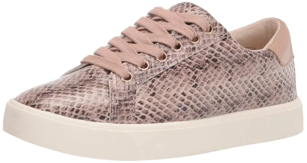 Sam Edelman Ethyl Lace Up Sneaker Sesame Snake