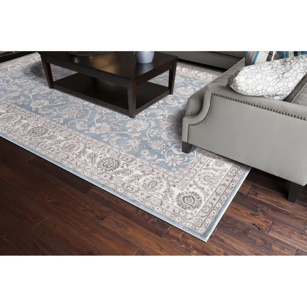 Concord Global Kashan Bergama 5&3x22x7&3x22 Rug