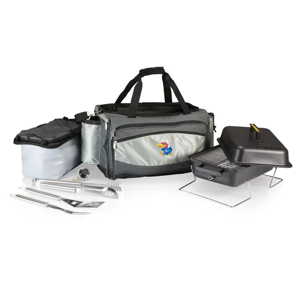 Kansas Jayhawks Vulcan Cooler & Propane Grill, 16" x 8" x 7"