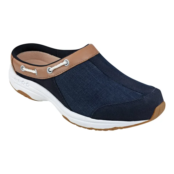 Women's Easy Spirit Travelport Clog - Size 9 WW - Blue
