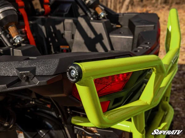 SuperATV Polaris RZR XP 1000 Rear Bumper - 2014-2018 - No, Lime Squeeze