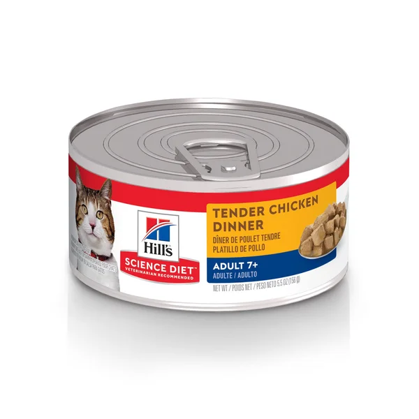 Science Diet Mature Adult Cat Food - Tender Chicken Dinner - 5.5 oz can
