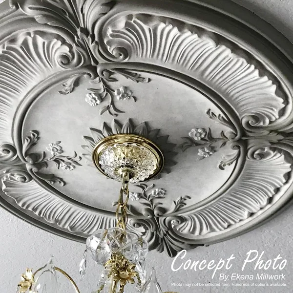 29 3/8x22OD x 11 5/8x22ID x 1 1/8x22P Anthony Ceiling Medallion (Iridescent Gold)