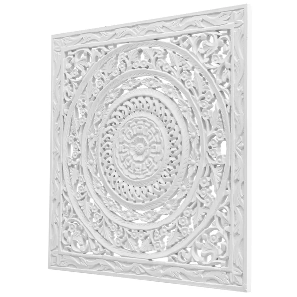Solaris Thirty-One White Wall Art - 24x24x1