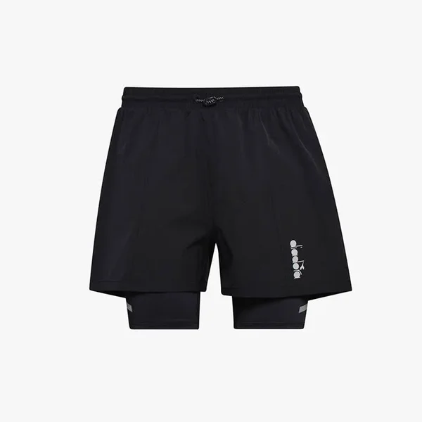 Diadora Double Layer Bermuda Black