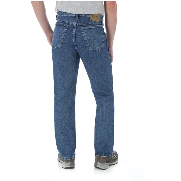 Wrangler Men's Rugged Wear Relaxed Fit Jean - Vintage Indigo