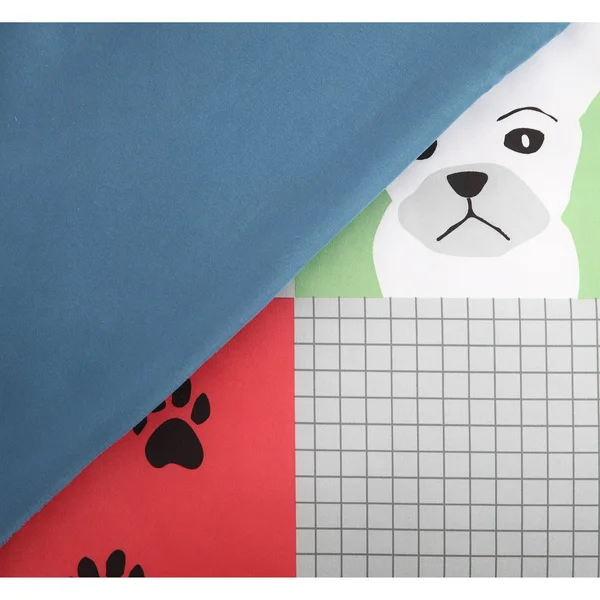 Asher Home Kids Puppy Patchwork Comforter Set - Full - Queen