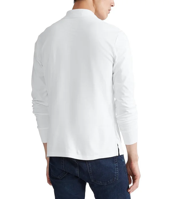 Polo Ralph Lauren Classic Fit Long Sleeve Polo - Black - S