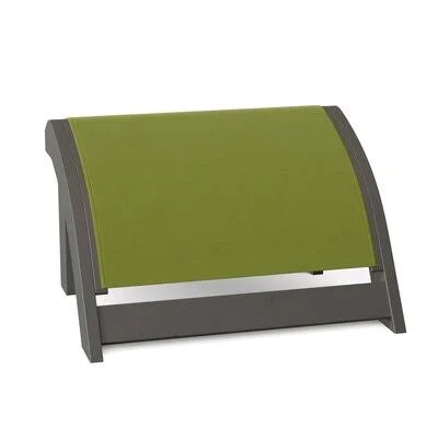 Adirondack Ottoman Telescope Casual Finish: Textured Kona, Fabric: Lime 38D
