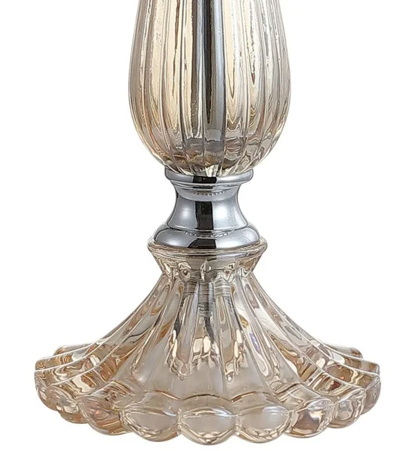 Jonathan Y Chloe 32.5 in. Champagne Glass LED Table Lamp (Set of 2)