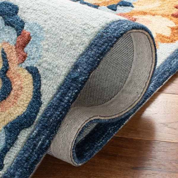 5' x 8' Rectangular Area Rug, Blue, Safavieh