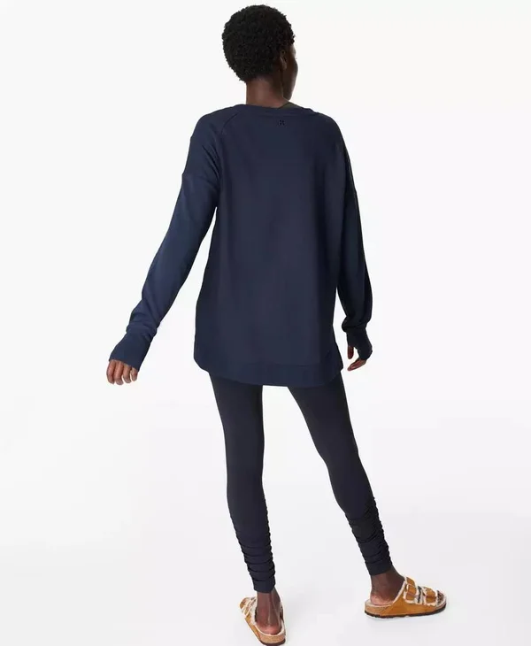 Sweaty Betty After Class Sweatshirt, Blue, Women's XXL