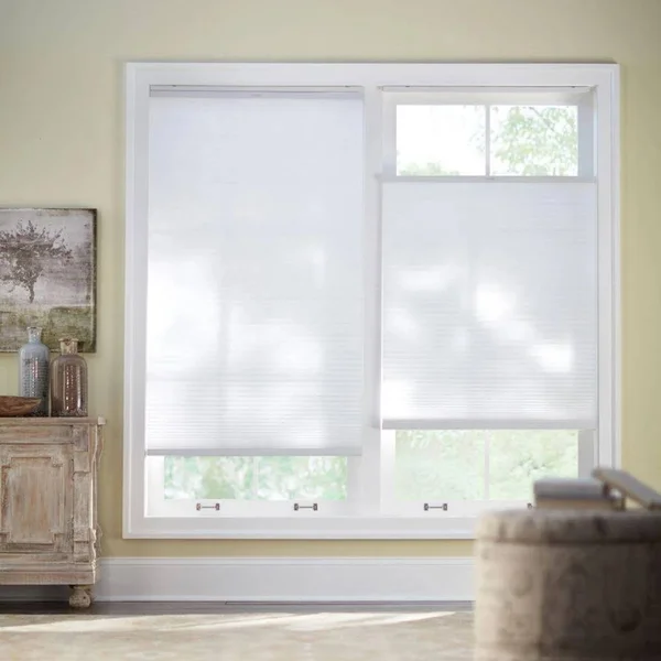 Home Decorators Collection Snow Drift White Top Down Bottom Up Light Filtering Cellular Shade - 28.5 in. W x 48 in. L