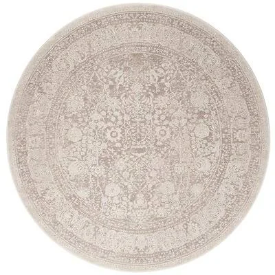 Calidia Power Loom Beige/Cream Rug Laurel Foundry Modern Farmhouse Rug Size: Round 8&