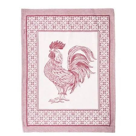 Abbiamo Tutto Rooster Dishcloth, Red