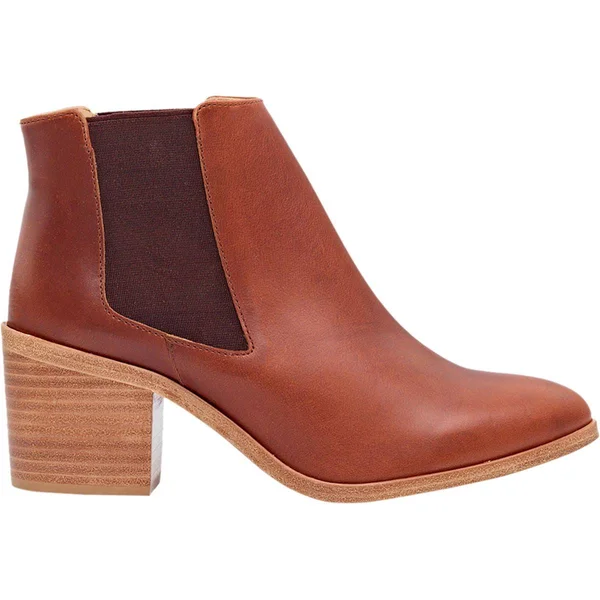 Nisolo Heeled Chelsea Boot - Women's Brandy - 9.5