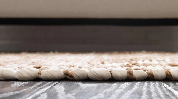 Unique Loom 3153289 4 x 6 ft. Chindi Jute Rectangle Rug White